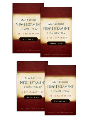 cover image of Matthew 1-28 MacArthur New Testament Commentary Four Volume Set